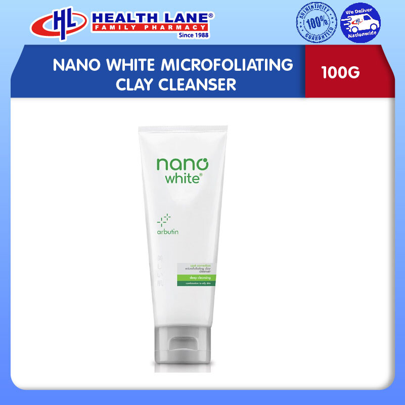NANO WHITE MICROFOLIATING CLAY CLEANSER (100G)